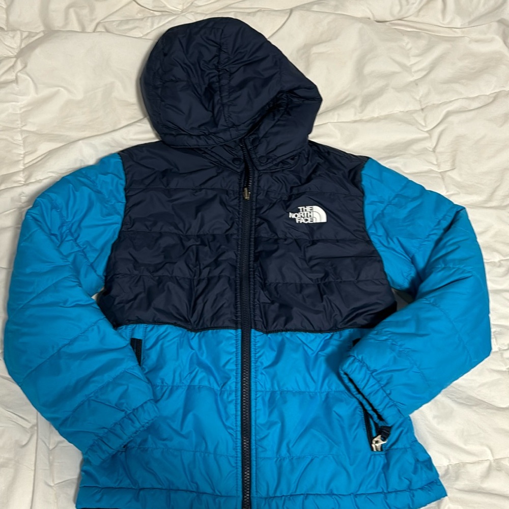 The North Face boys reversible water repellent jacket with hoodie